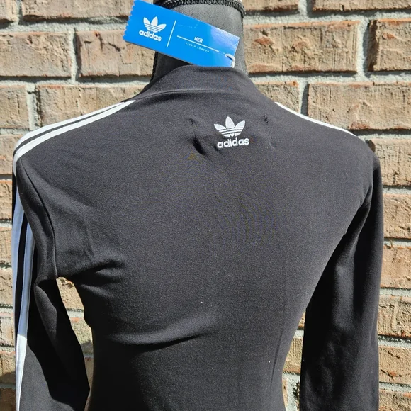 Adidas Black Midi Dress with Floral Accents HER collection - Picture 6 of 7